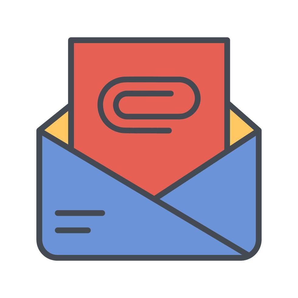 Attachment Clip Icon Design vector