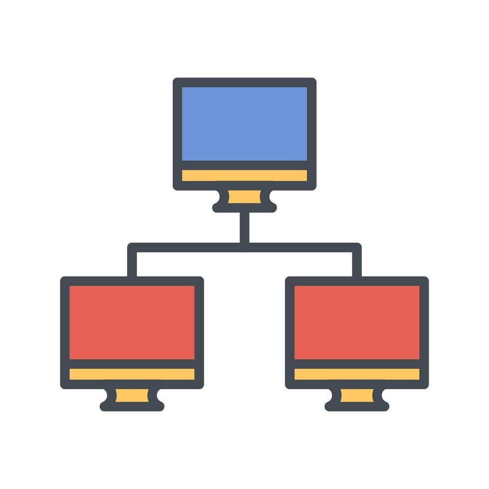 News Network Icon Design vector