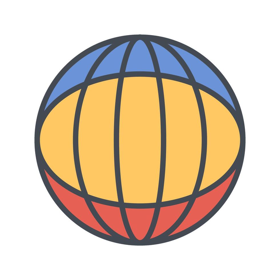 Globe Icon Design vector