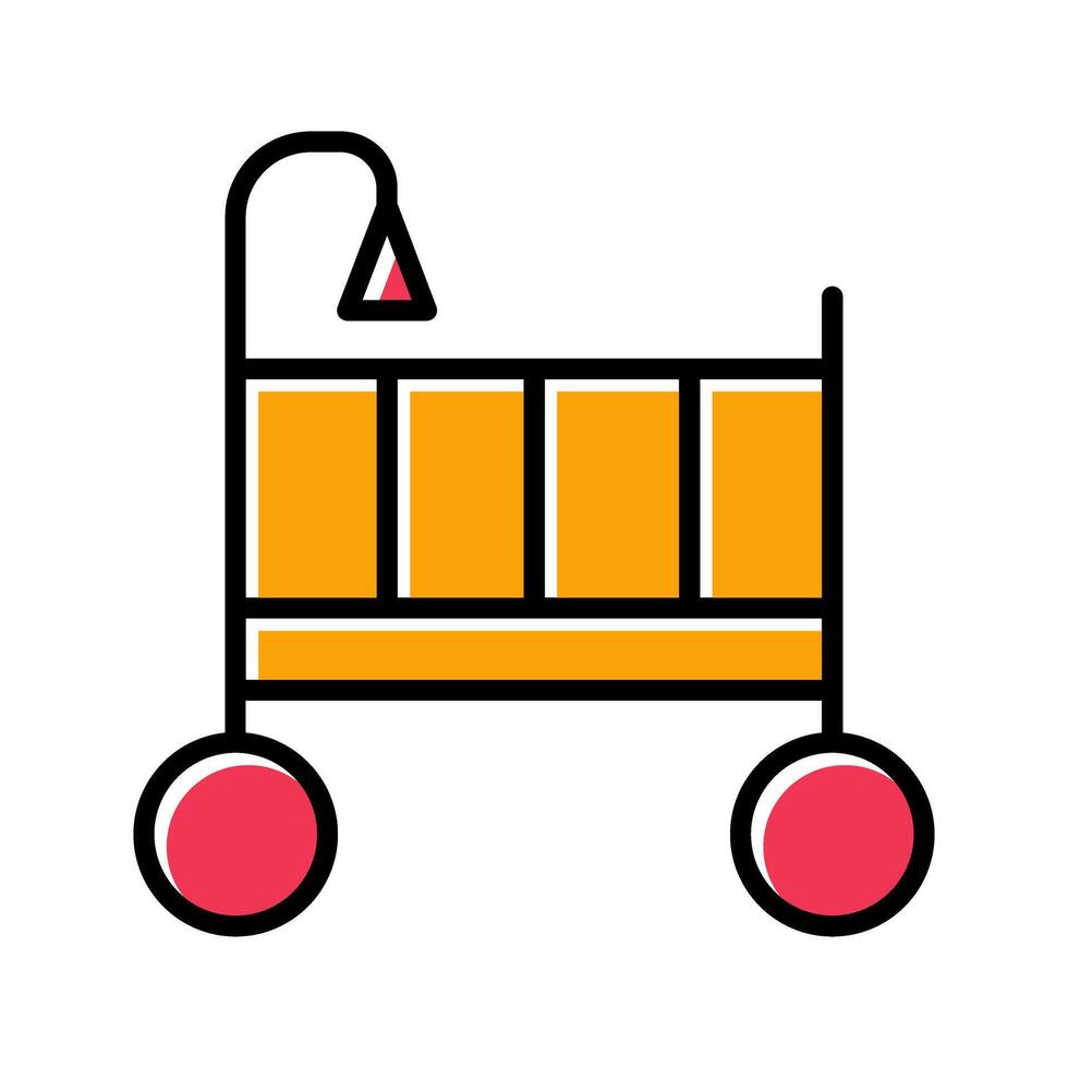 Nursery Decor Icon Design vector
