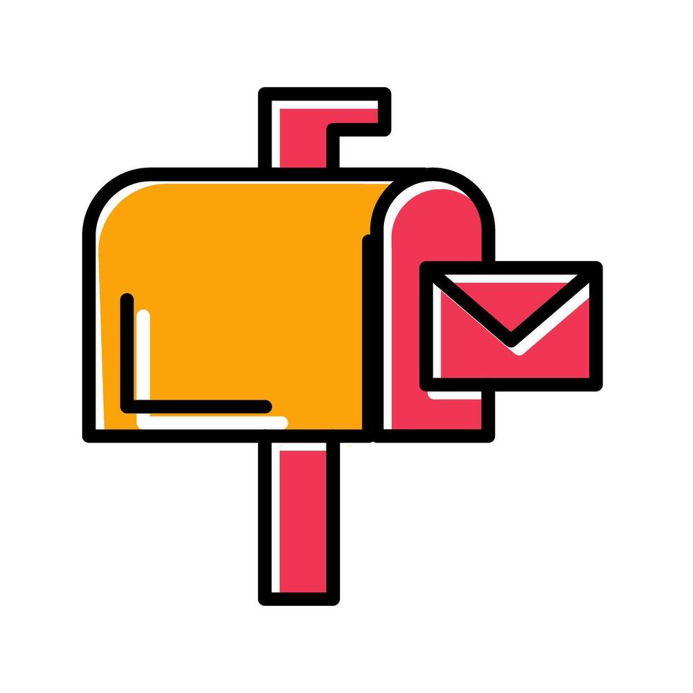 Mailbox Icon Design vector