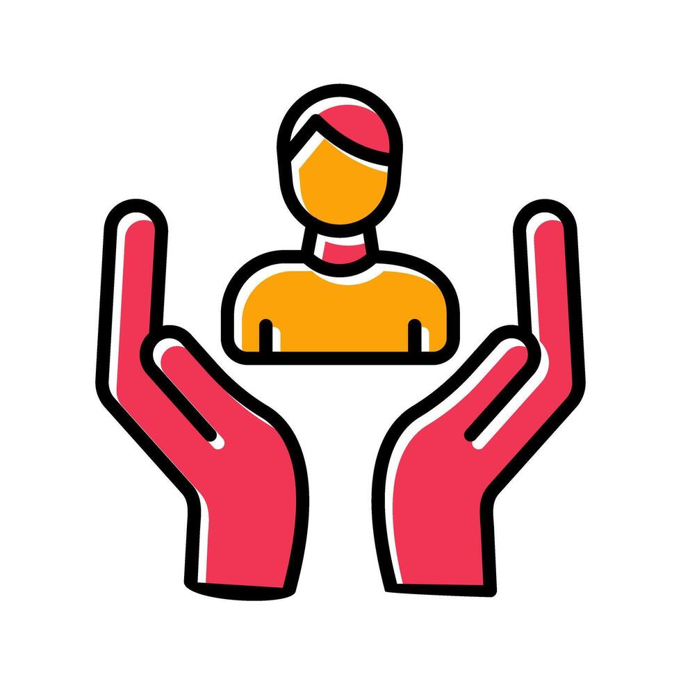 Employee Insurance Icon Design vector