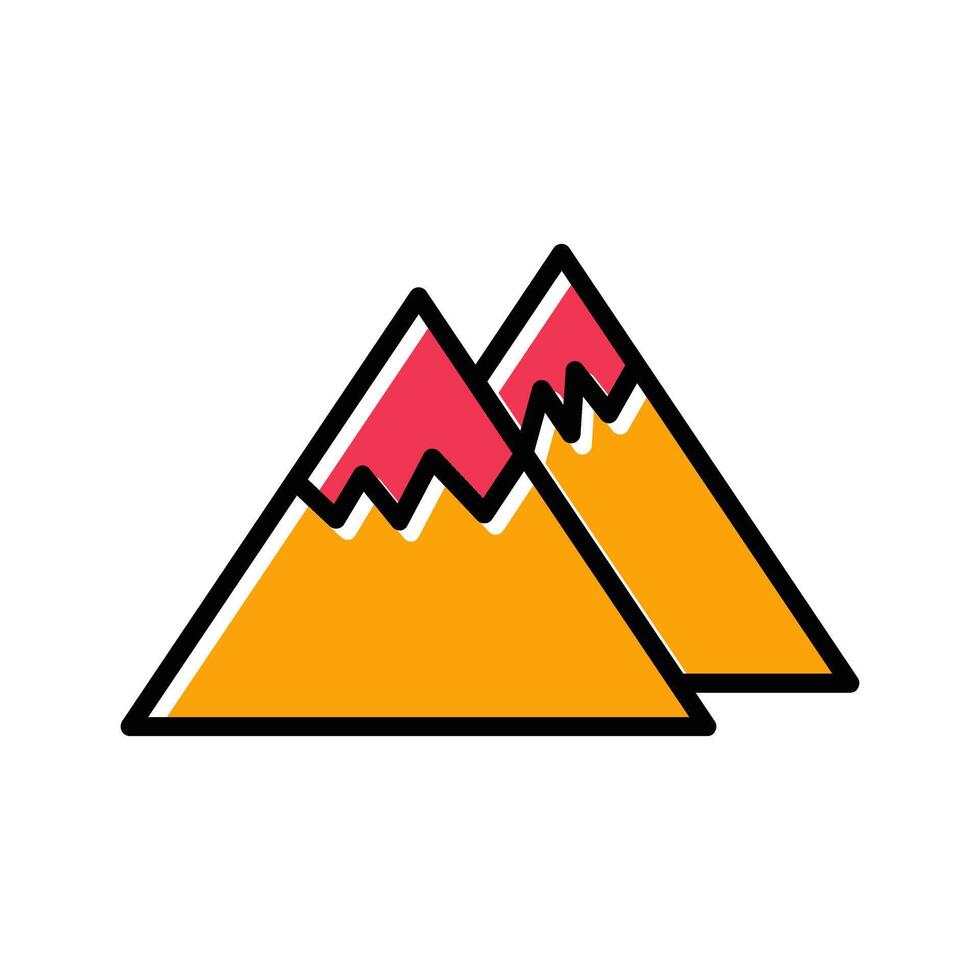 Mountain Icon Design vector
