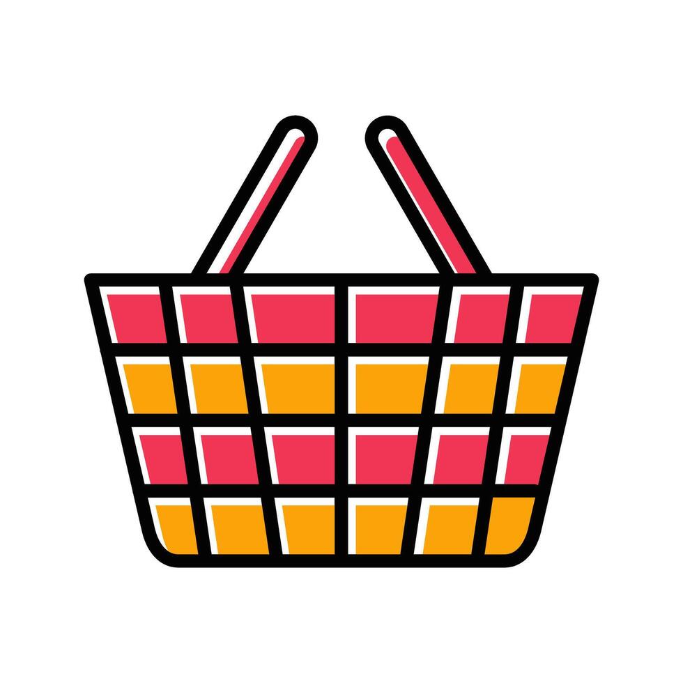 Shopping Basket Icon Design vector