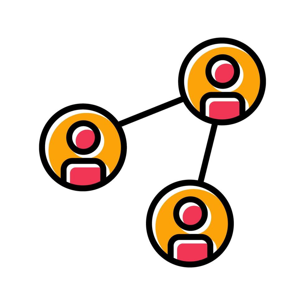 Social Network Icon Design vector