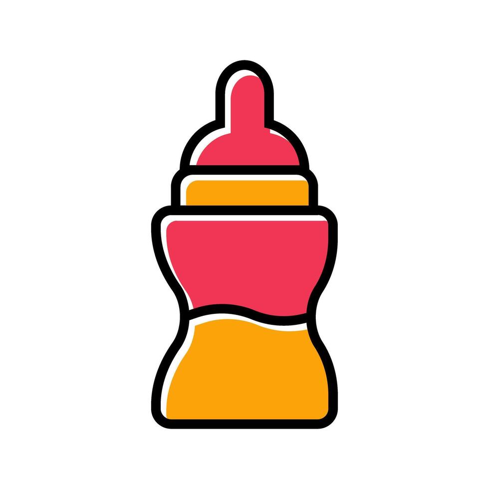 Bottle Feeding Icon Design vector