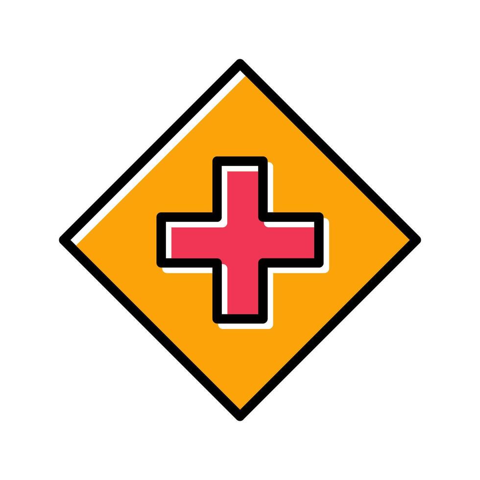 Plus Sign Icon Design vector
