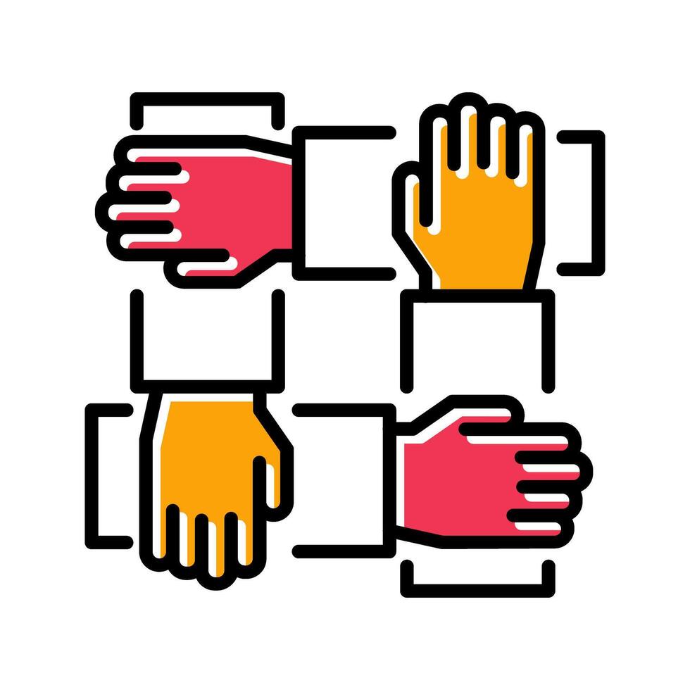 Teamwork Icon Design vector