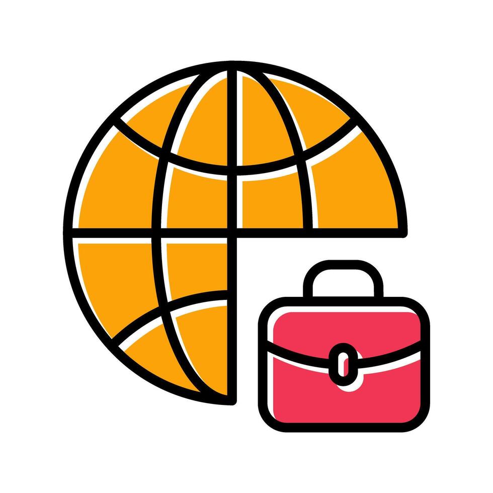 International Job Icon Design vector