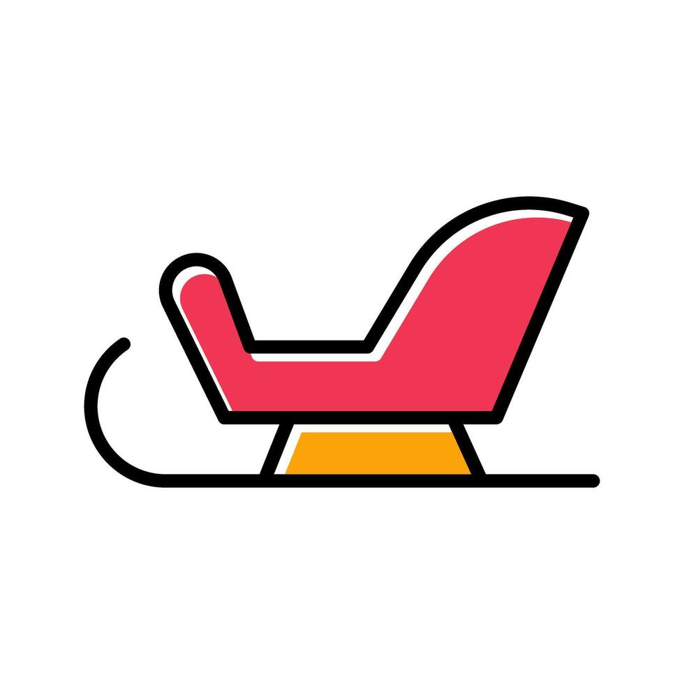 Sleigh Icon Design vector