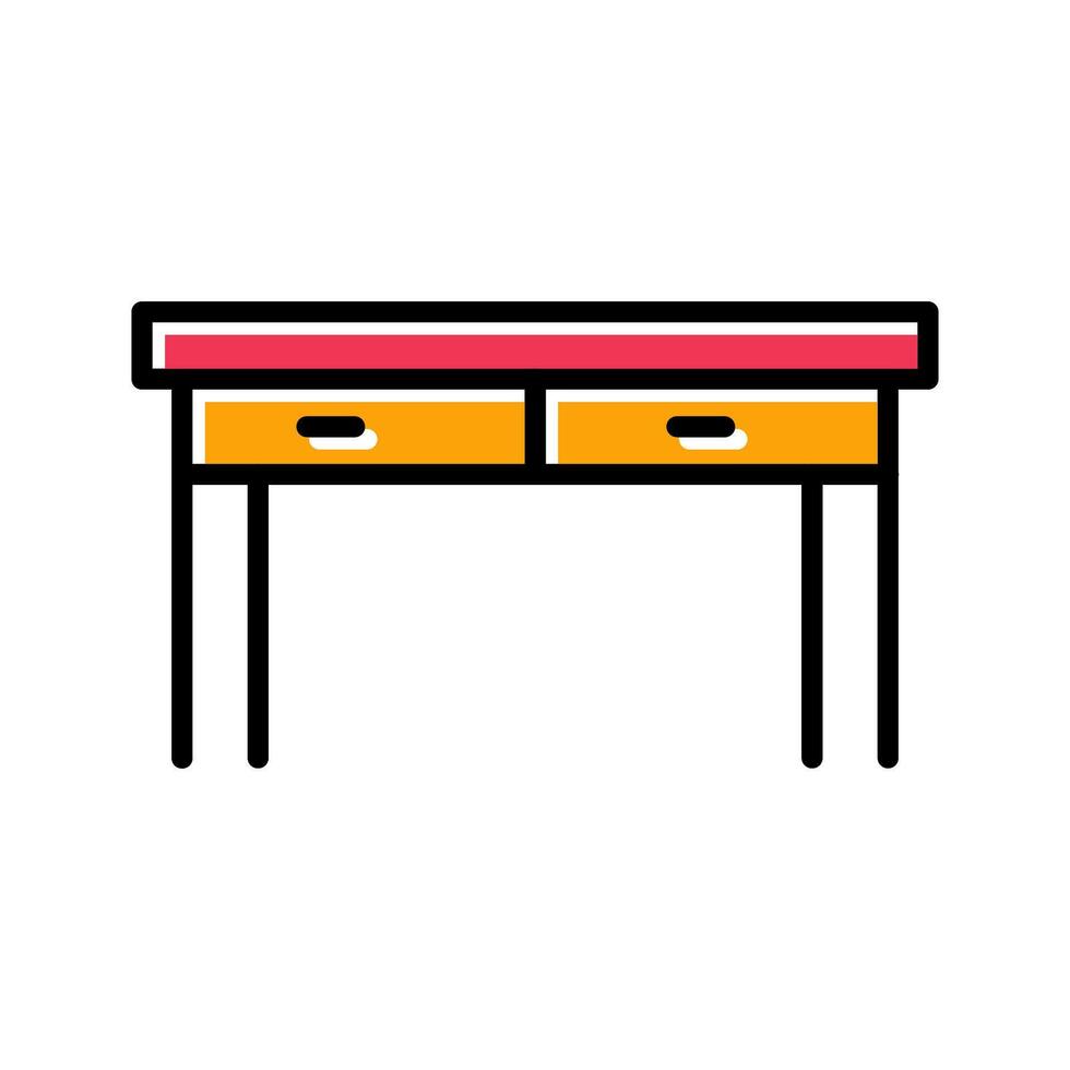 Table Icon Design vector