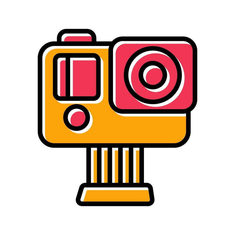 Camera Accessories Icon Design vector