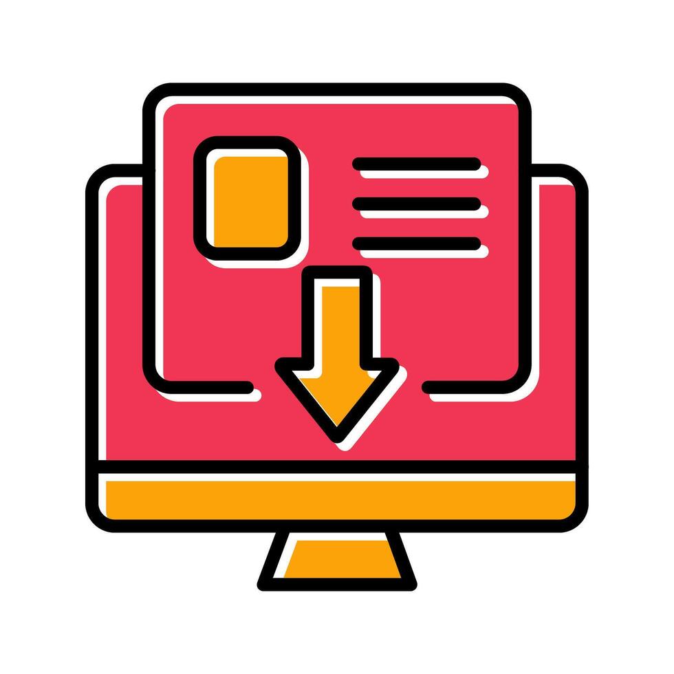 Landing Page Icon Design vector
