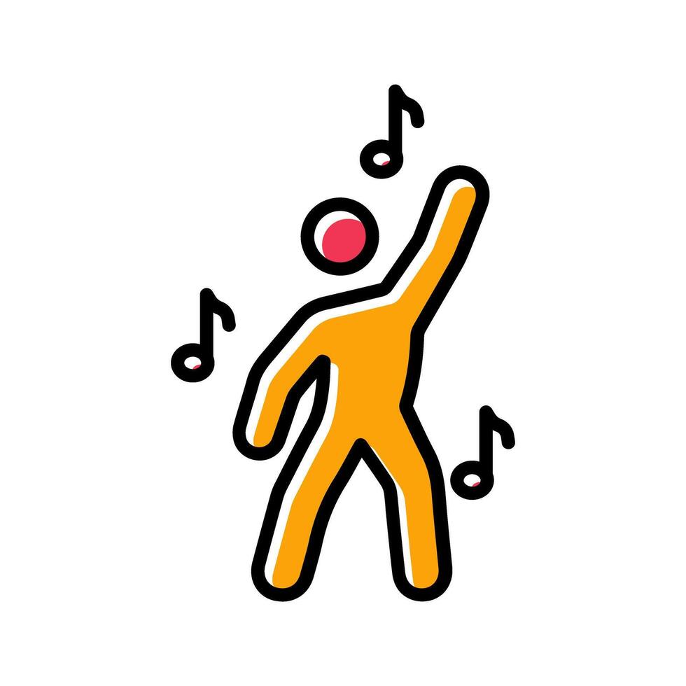 Music and Dance Icon Design vector