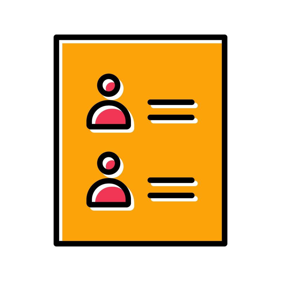 Contact Details Icon Design vector