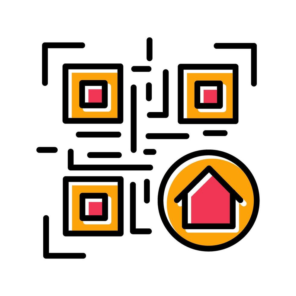 QR Code Menu Icon Design vector