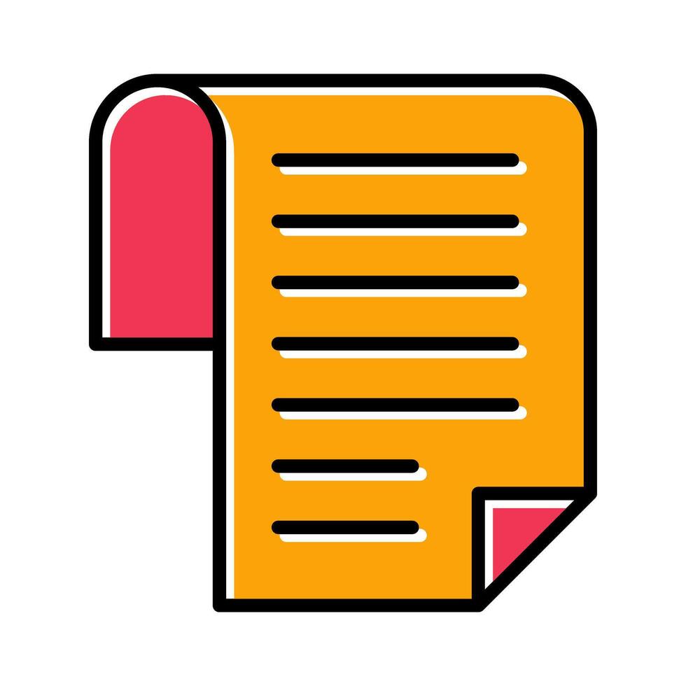 Document Icon Design vector