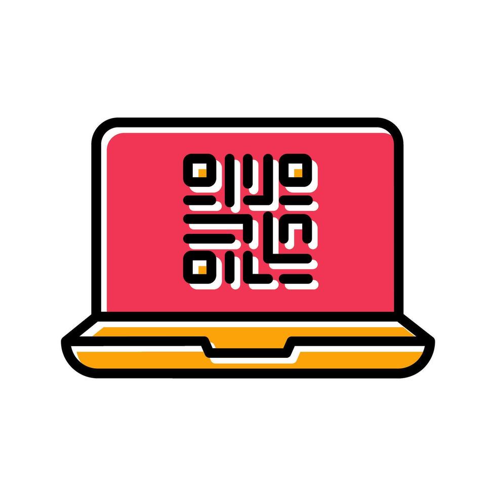 QR Code Scanner App Icon Design vector