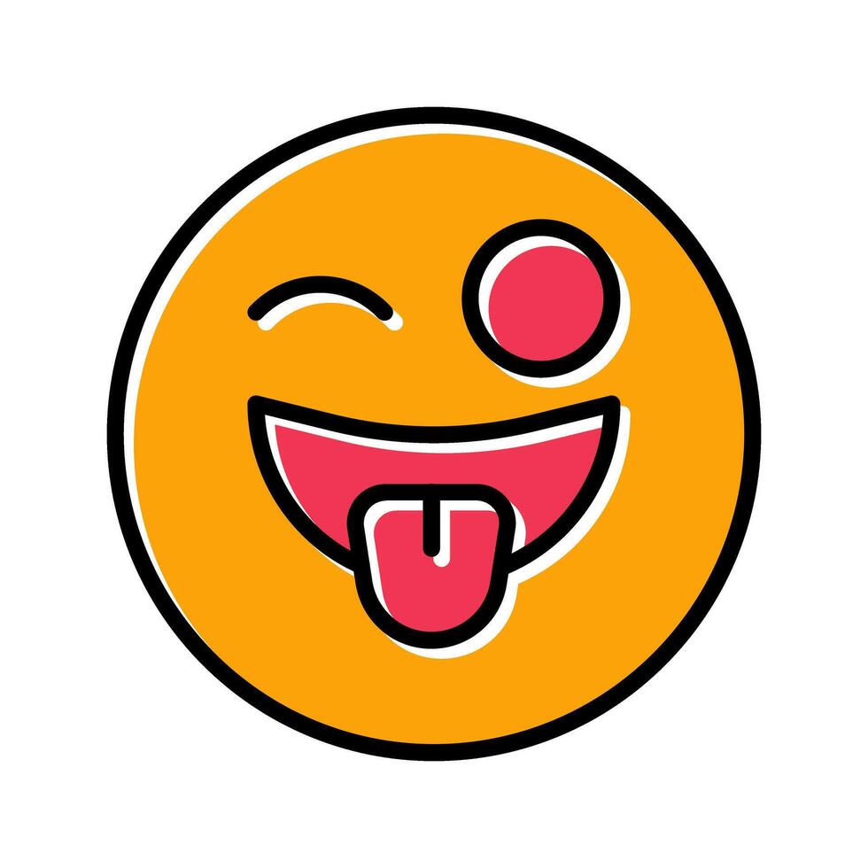 Zany Face Icon Design vector
