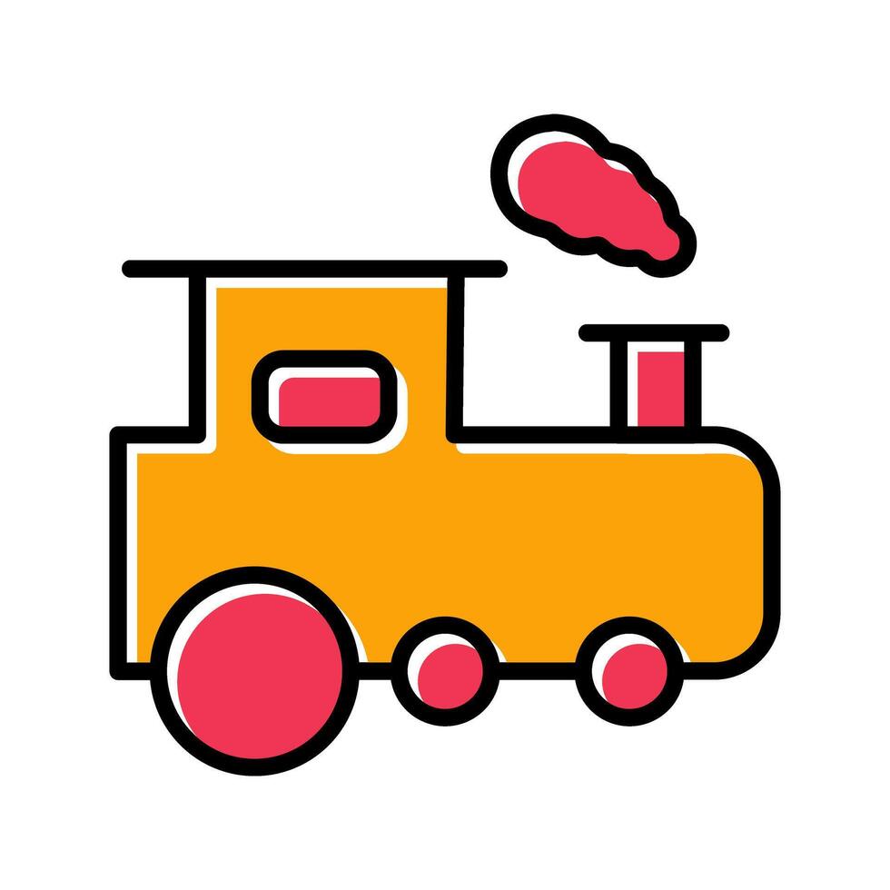 Train Icon Design vector
