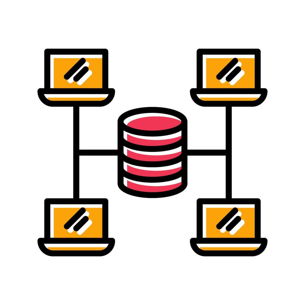 Data Collection Icon Design vector