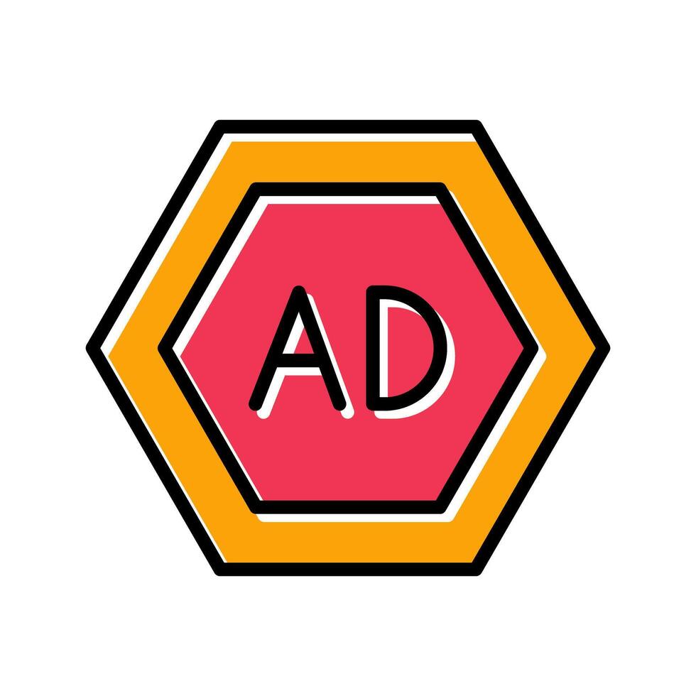 Ad Blocker Icon Design vector