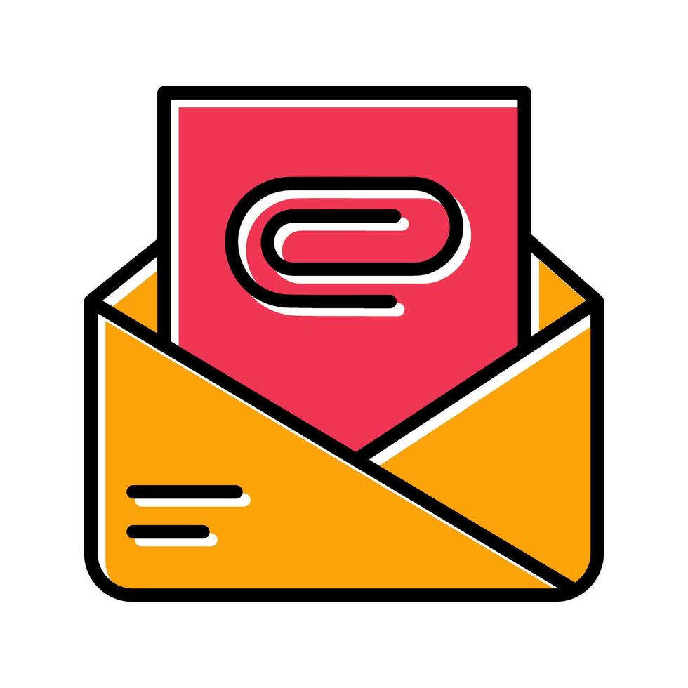 Attachment Clip Icon Design vector