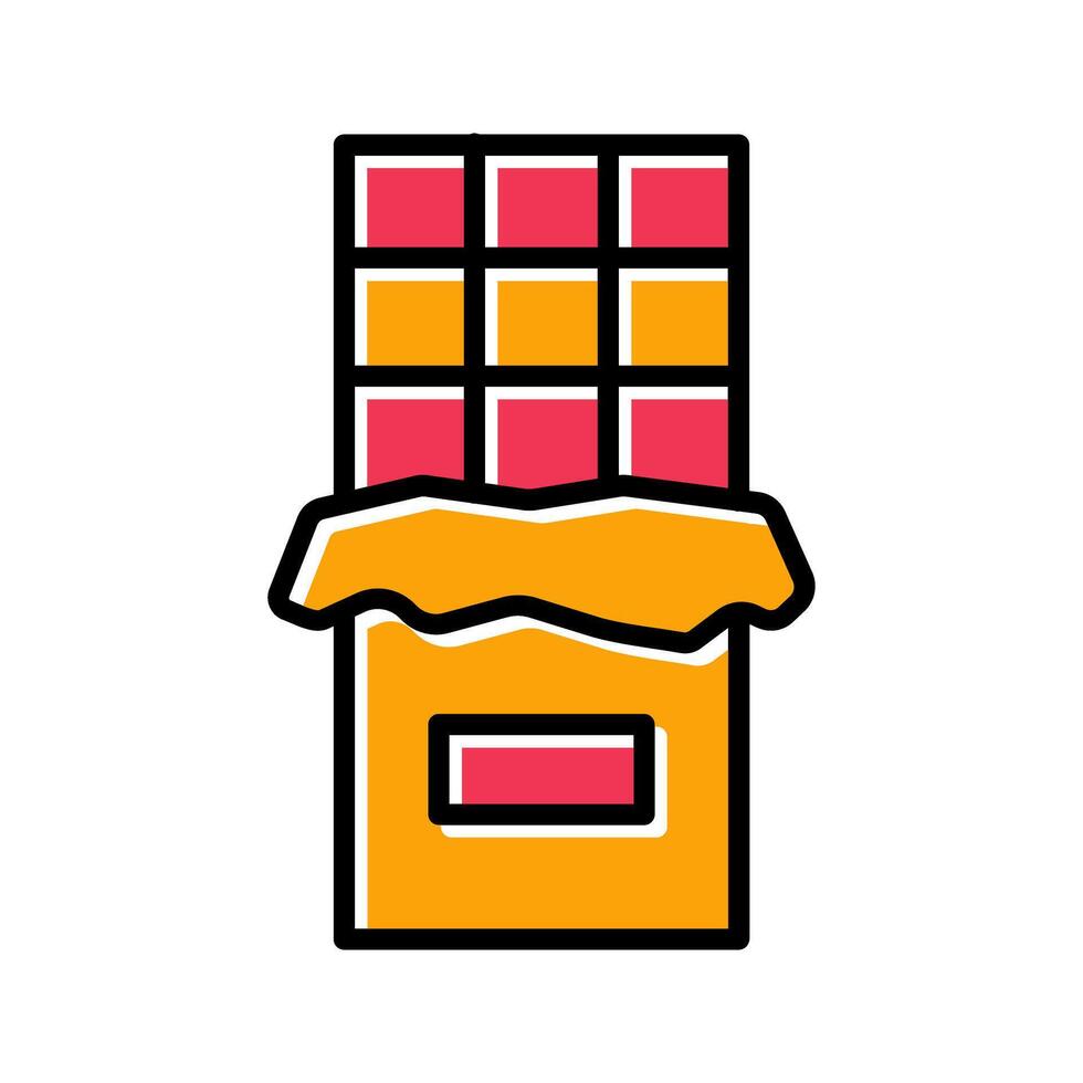 Chocolate Bar Icon Design vector