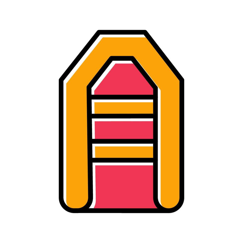 Inflatable Decor Icon Design vector