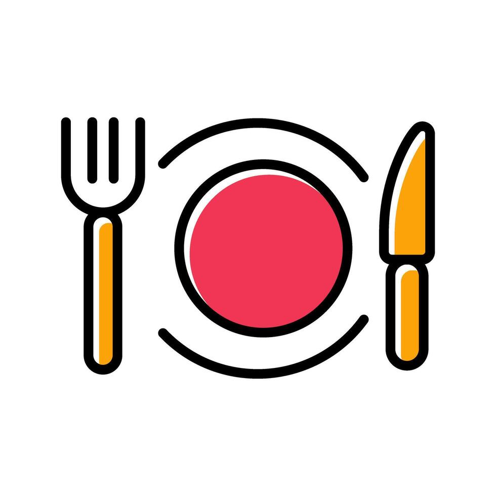 Special Meal Icon Design vector