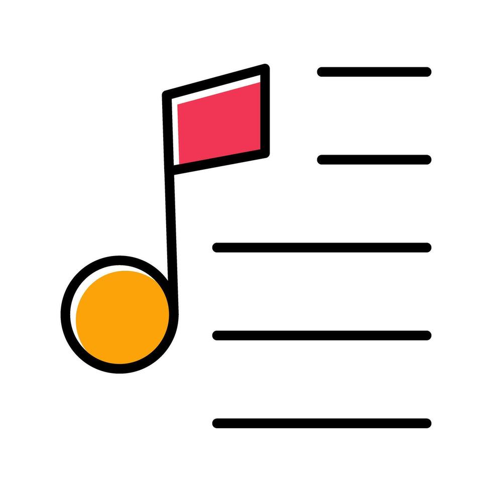 Party Playlist Icon Design vector