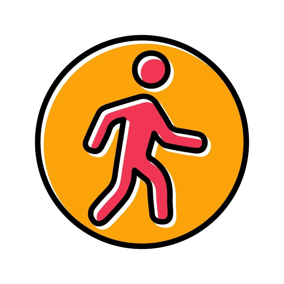 Person Walking Icon Design vector