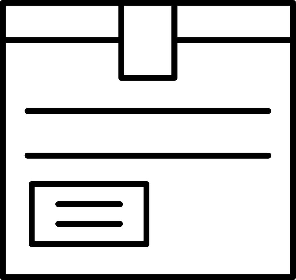 A black and white image of a folder with a note inside vector