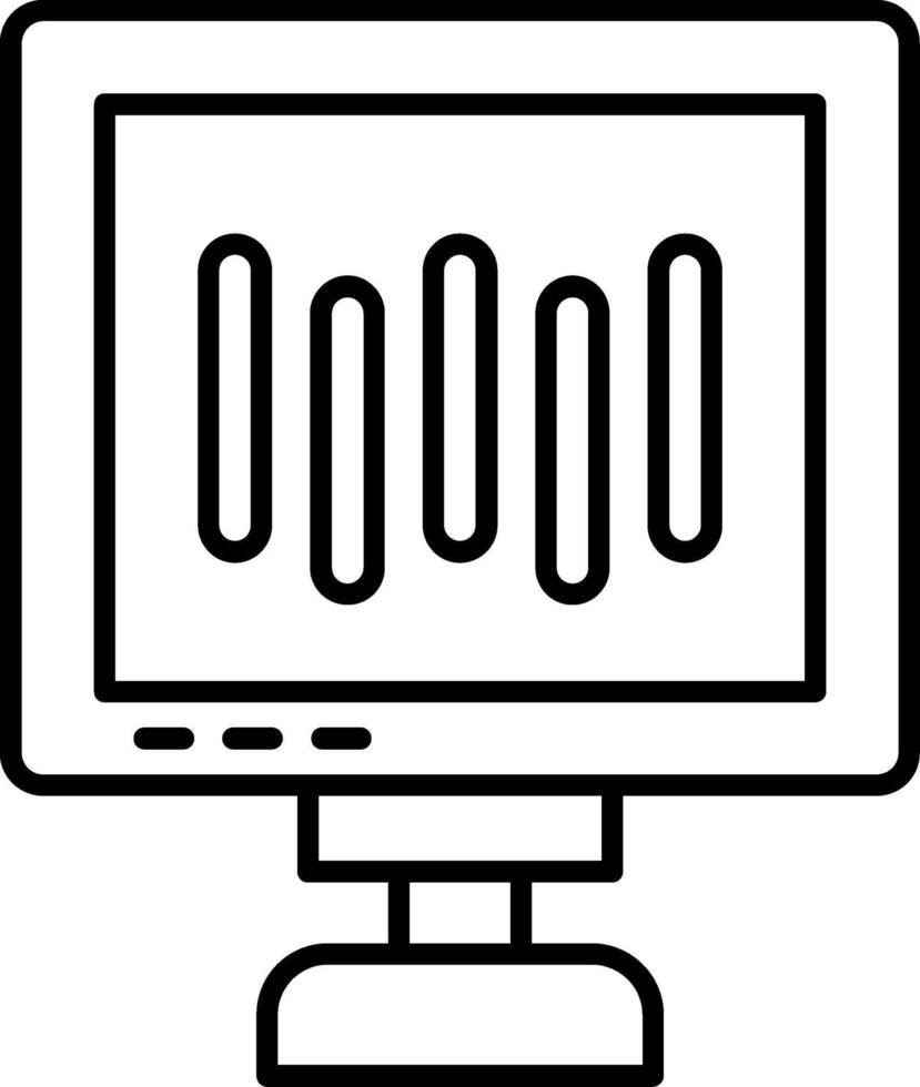Desktop Computer Icon vector