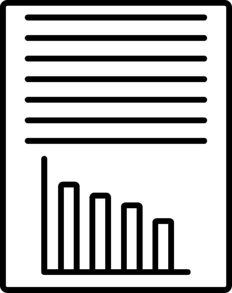 Business Report Icon vector
