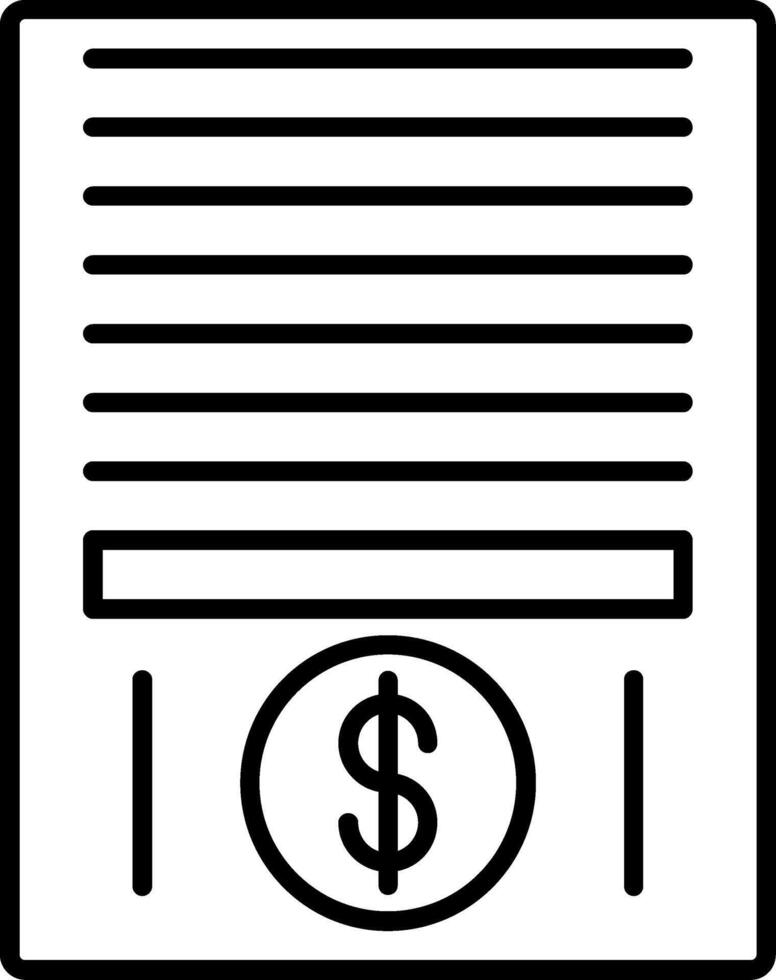 Financial Report Icon vector