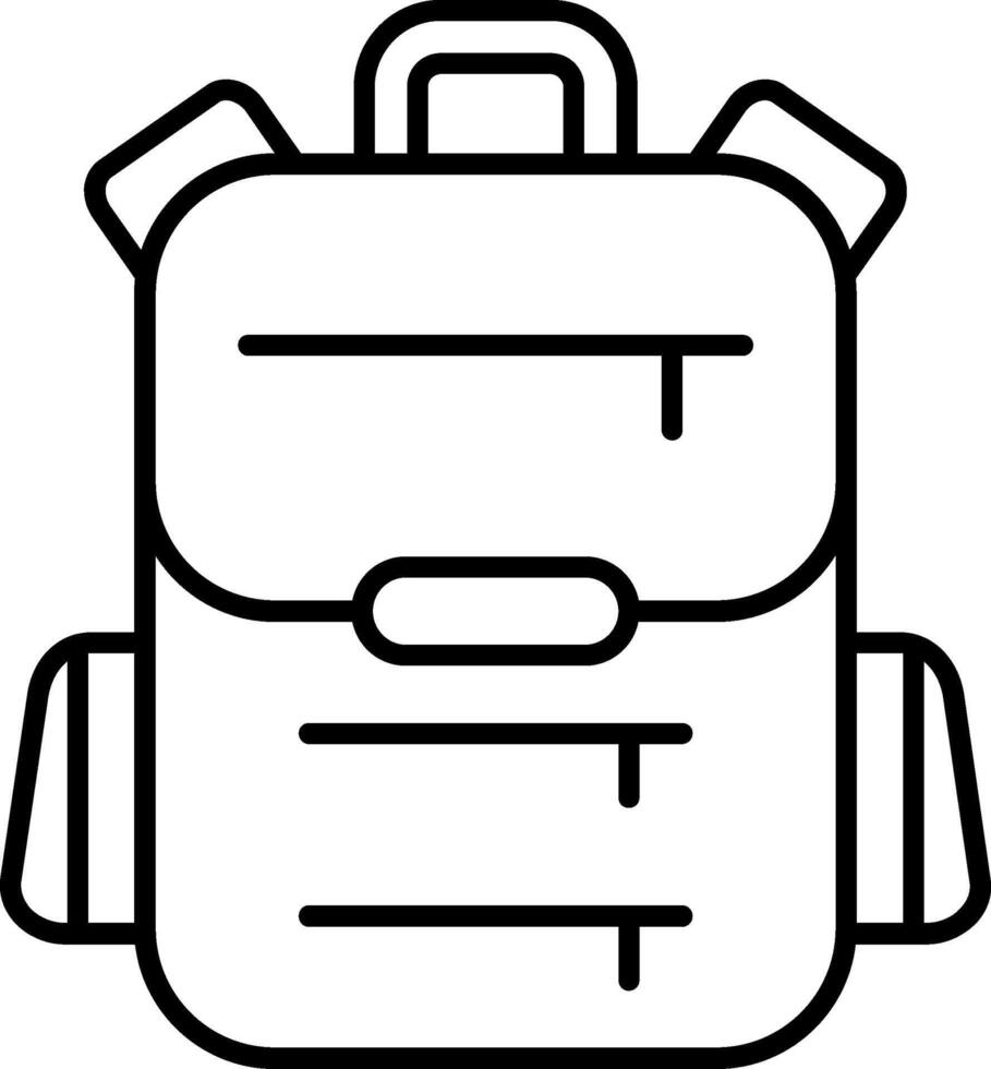 Backpack Icon design vector
