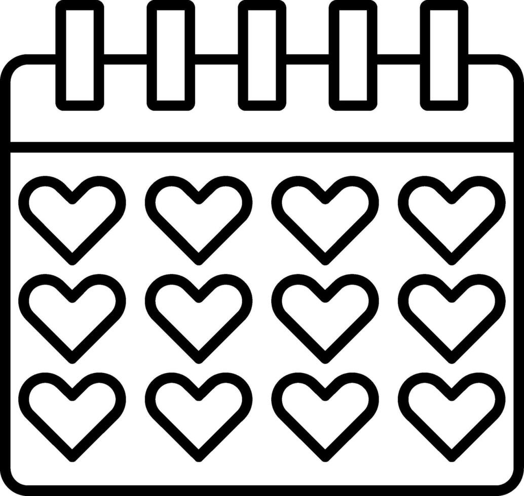 Valentines Day Icon Design vector