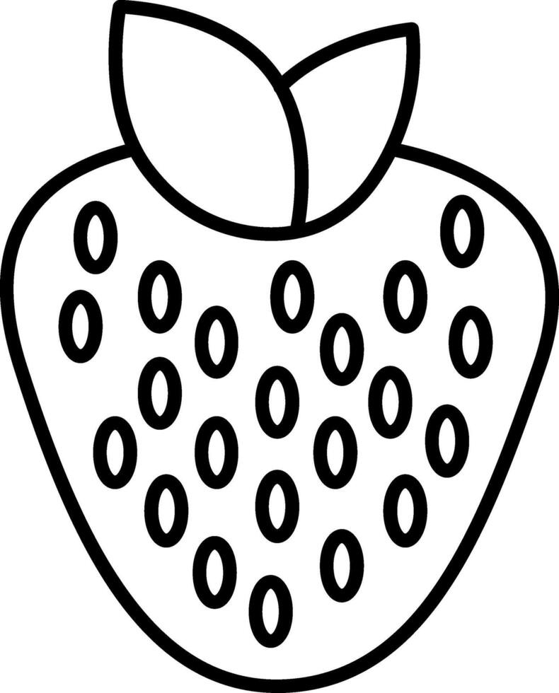 Strawberry Icon Design vector