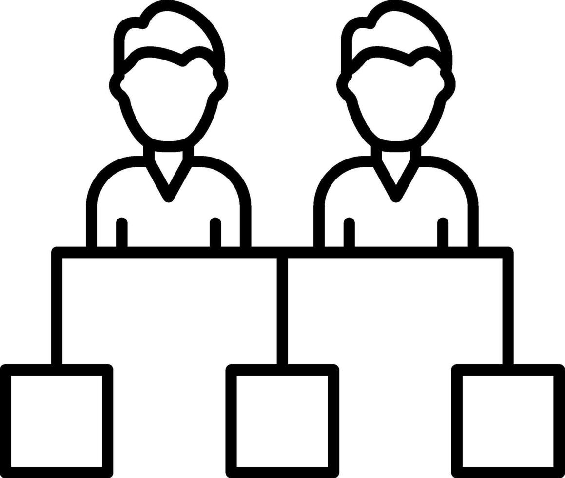 Project Management Icon Design vector