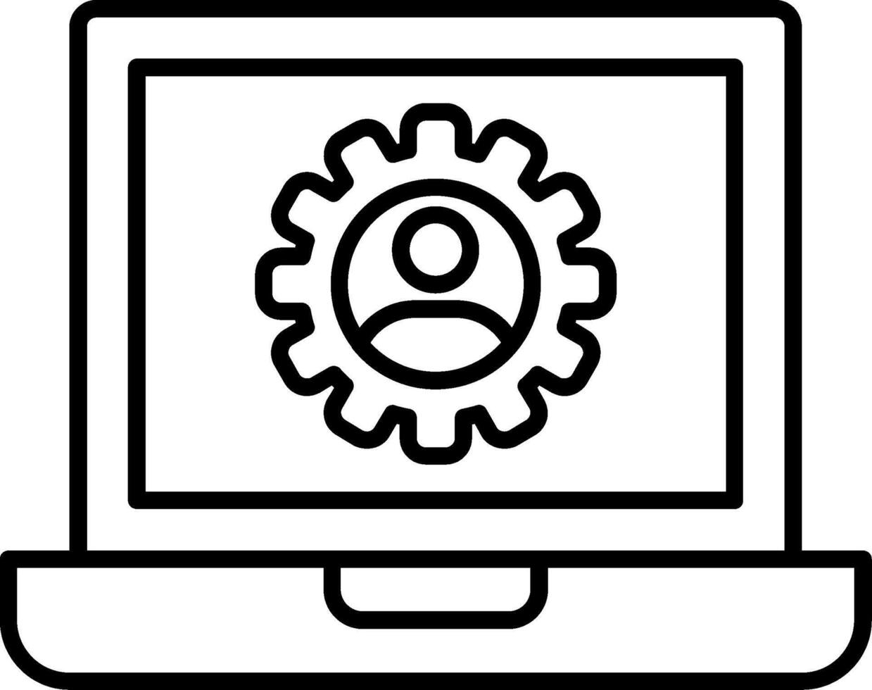Laptop Icon Design vector