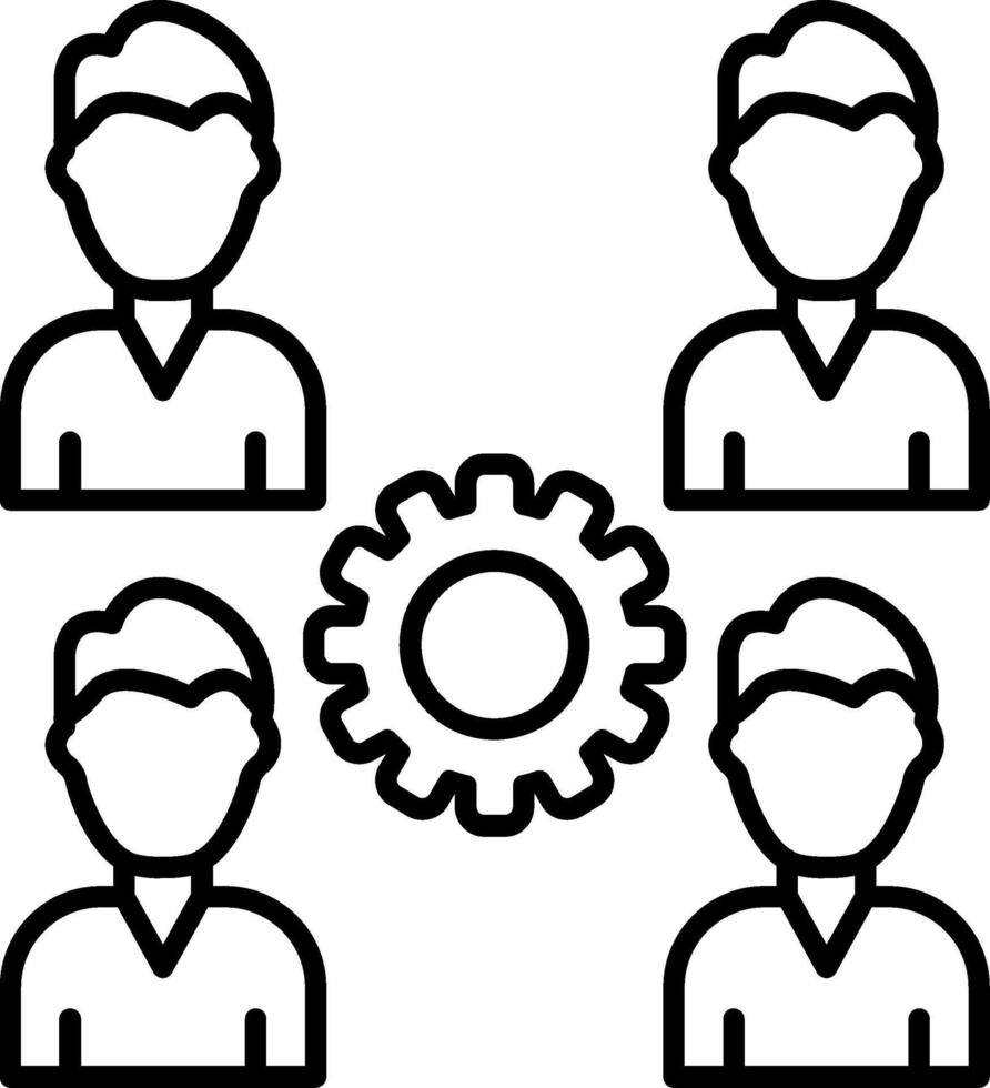 Team Icon Design vector