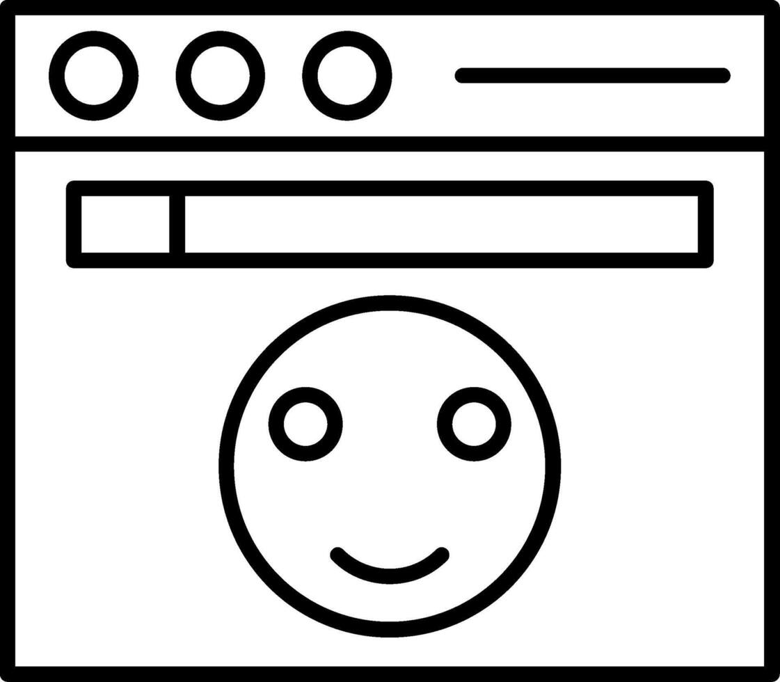 Web Browser Icon Design vector