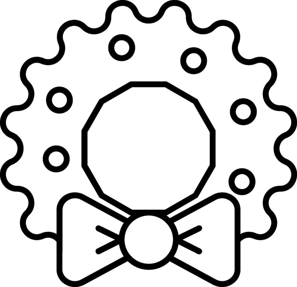 Wreath Icon Design vector