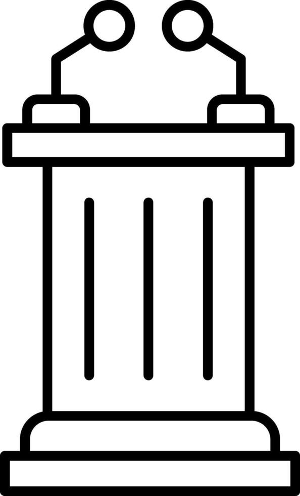Lectern Icon Design vector