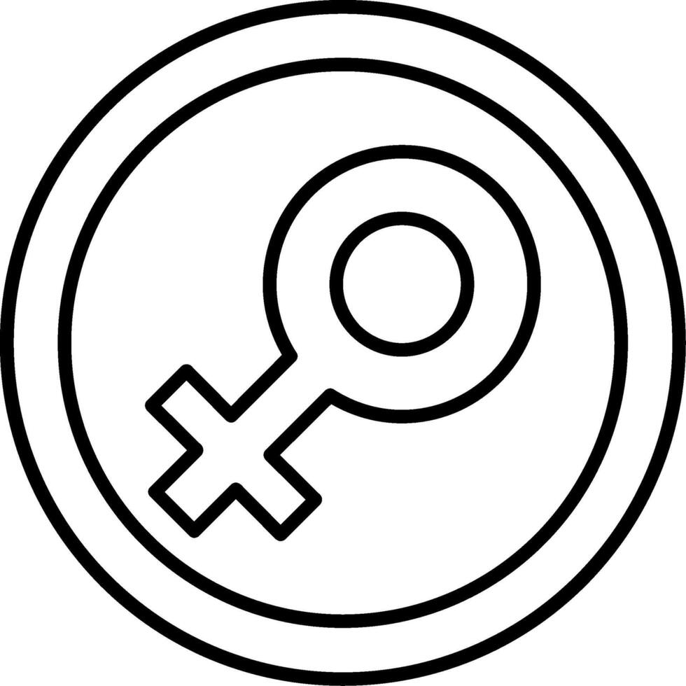 Female Symbol Icon Design vector