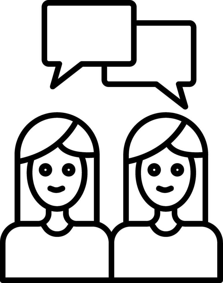 Discussion Icon Design vector