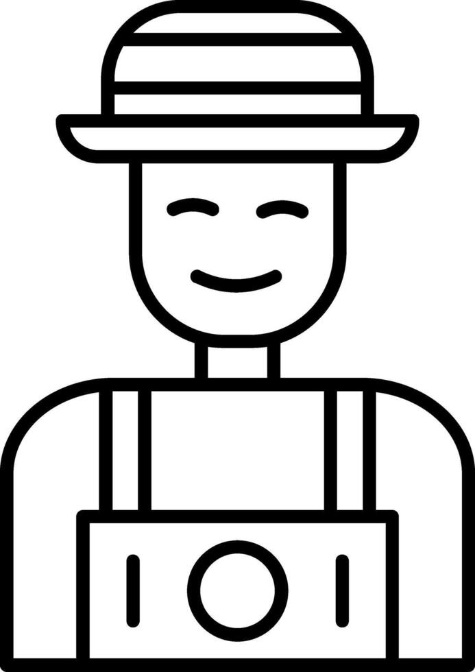 Farmer Icon Design vector