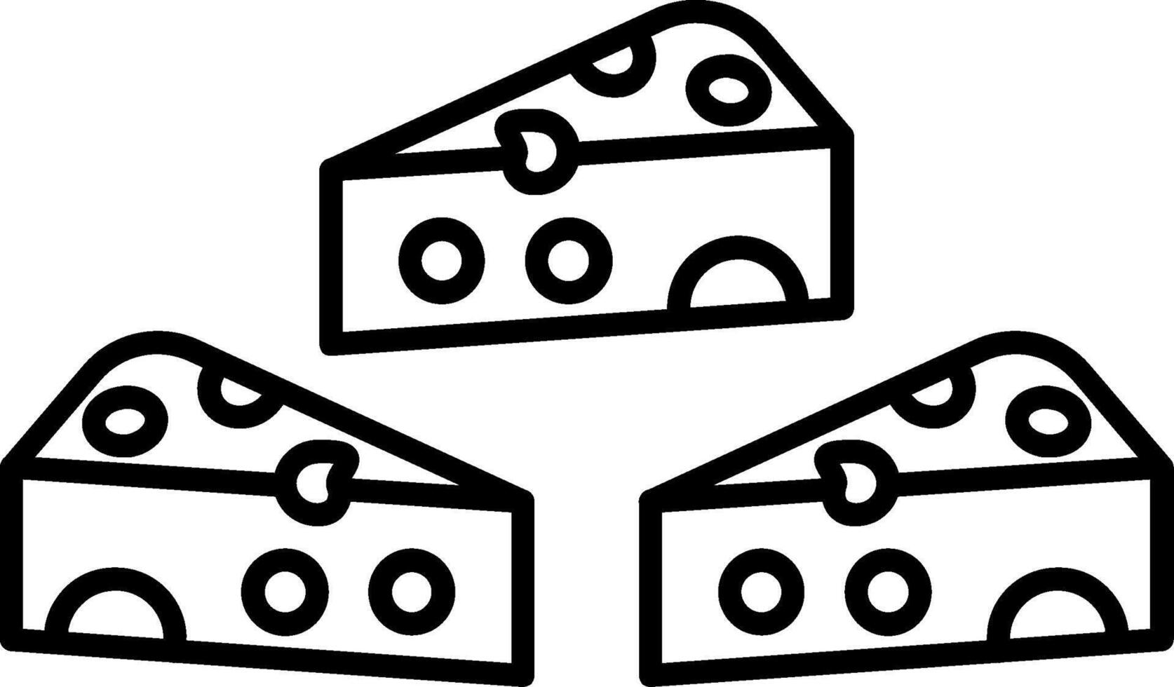 Cheese Icon Design vector