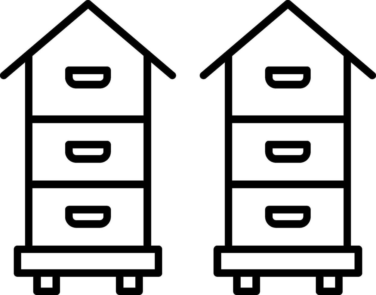 Beehive Icon Design vector